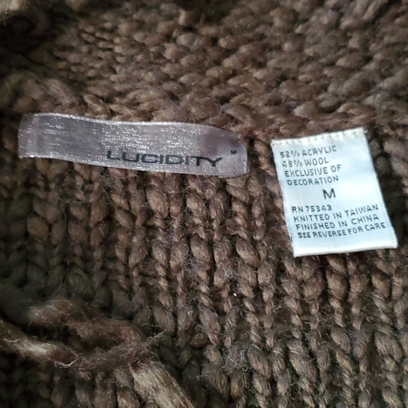 ★Lucidity Unique Wool Sweater/Jacket - Picture 5 of 7
